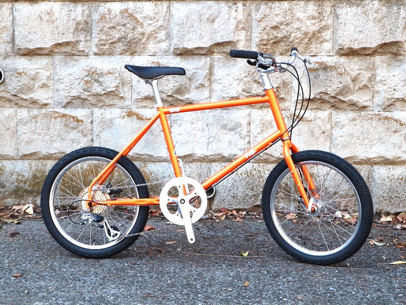 フジ　【スタウト】　ミニベロ　美品✨ FUJI STAUT Retro Orange フジ スタウト オレンジ - ミニベロ