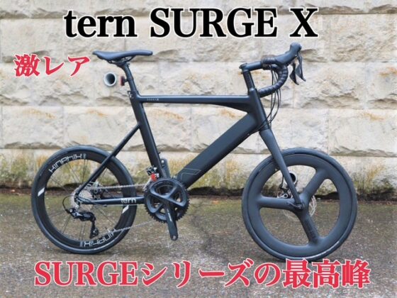 tern / SURGE X / MATTE BLACK （ターン/サージュカイ/マットブラック）